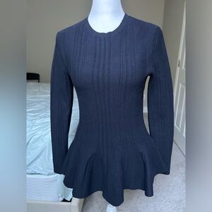Ted Baker Navy Long Sleeve Sweater